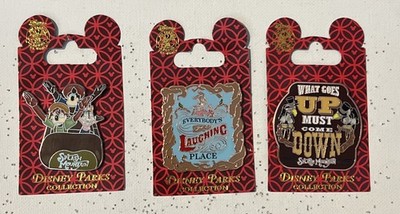 Disney Splash Mountain Pins Lot 3 Retired Magic Kingdom Attraction WDW