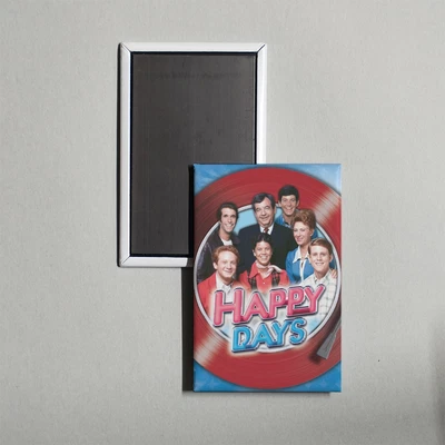 Happy Days Mini TV Show Poster Fridge Locker Magnet