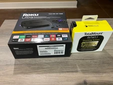 Roku 4670R Ultra Streaming Media Player 4K HD HDR & Roku Mount.
