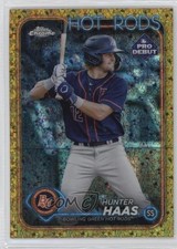 2024 Topps Pro Debut Chrome Gold Mini-Diamond Refractor /50 Hunter Haas 12sd