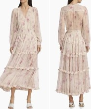 Love Shack Fancy Kailo Dress Size P Silk Floral NWT Retail $695