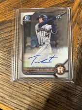 Tyler Whitaker 2022 Topps 1st Bowman Chrome Signed Card