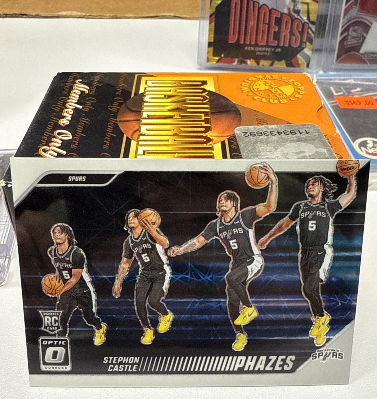 2024-25 Donruss Optic NBA Stephon Castle "Prizm"  Phazes SSP Case Hit - #24!
