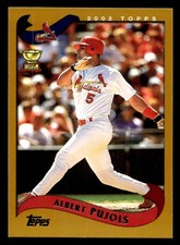 2002 Topps #160 Albert Pujols St. Louis Cardinals MINT NO RESERVE!