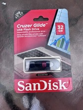 SanDisk Cruzer Glide 32GB USB 3.0 Flash Drive Retractable New Sealed