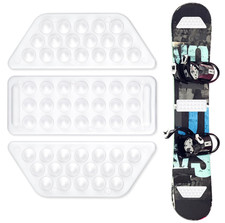 Set of 3pcs Stomp Pad, Clear Anti-Slip Snowboard Stomp Pads Snowboard Grip Pad f