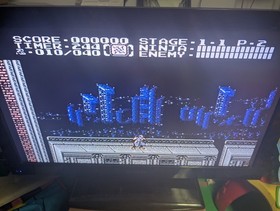 Ninja Gaiden II 2: The Dark Sword of Chaos (Nintendo, 1990) Authentic NES Tested