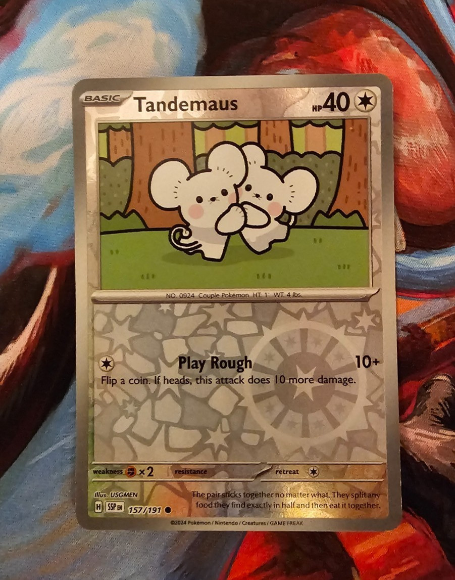 Tandemaus 157/191 Sv08: Surging Sparks Reverse Holo-NM