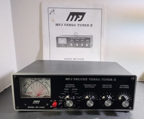 MFJ-949E Deluxe Versa Tuner II Ham Radio Antenna Tuner with Manual 