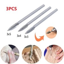 Legno Intaglio Strumento Trapano Punta Carbide Set Incisioni di Macinazione