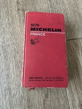Michelin Guide 1979 France Travel Guide driving car maps