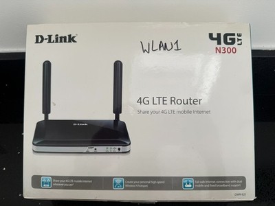 D Link DWR 921 4G LTE WLAN Router N300 SIM Mobiles Breitband OVP HW Ver C3