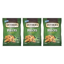 Snyder's of Hanover Pretzel Pieces 110g Pack of 3 Snack Sharing US Import