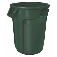 Rubbermaid Commercial Fg262000dgrn Brute 20 Gal Round Heavy Duty Plastic Can,