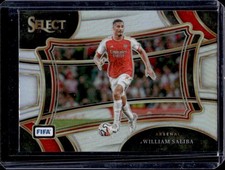 2023-24 Panini Select FIFA William Saliba Silver Prizm #246 Arsenal