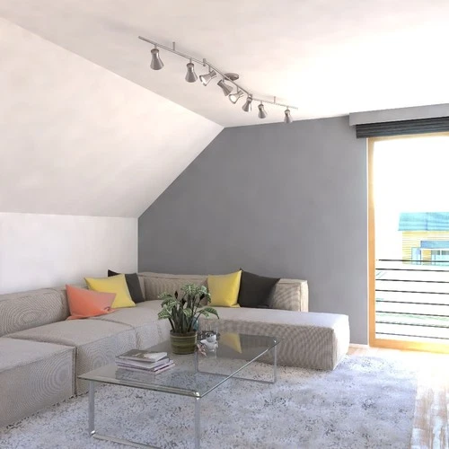 Alto 6-Light Directional Light in Mid-Century Modern Style 8 Inches Tall and 82 - Picture 2 of 8