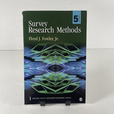 Survey Research Methods (Applied Social Research Methods) - Paperback - GOOD