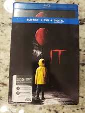 IT The Movie Pennywise Slipbox Included Dvd Blu-Ray 2-Disc Used