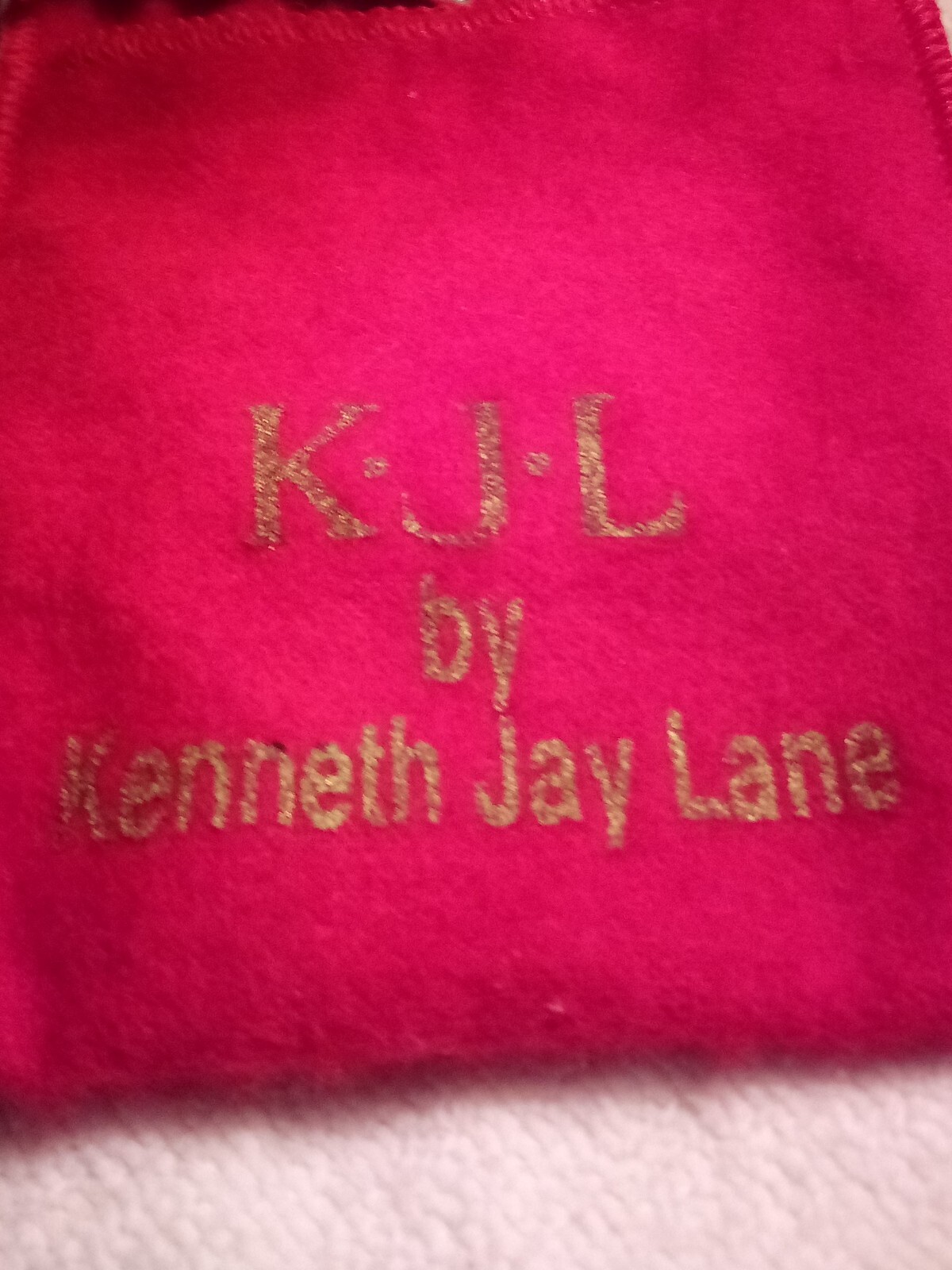 Statement signed Kenneth Jay Lane rhinestone pin … - image 4