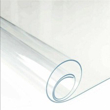 TELO PVC CRISTAL TRASPARENTE TAGLIO DA MEZZO METRO SPESS 0,8 MM E 1,5 MM