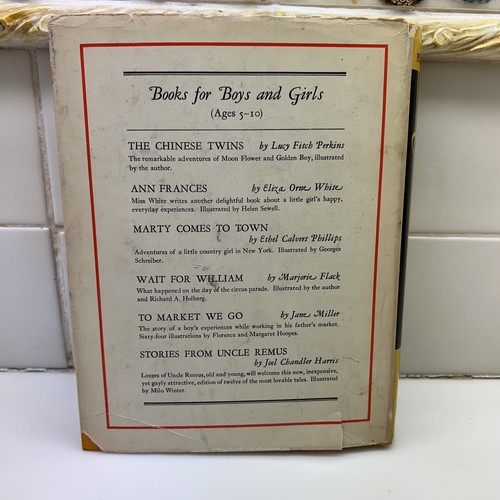 THE CHINESE TWINS. By Lucy Fitch Perkins. 1935. First Edition w Dust Jacket VG - Foto 2 di 11
