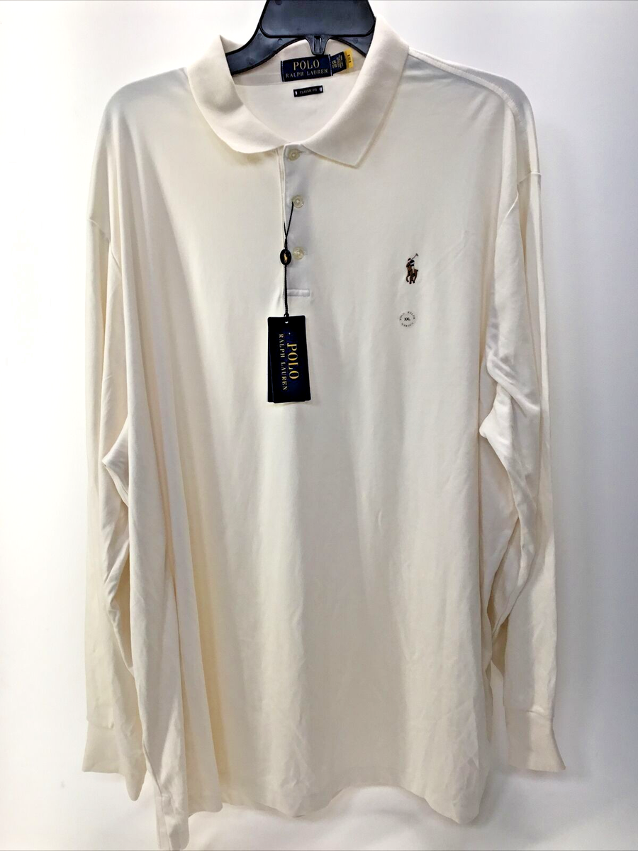 110$ Polo Ralph Lauren Classic Cotton Fit Long Sleeve Polo Chic