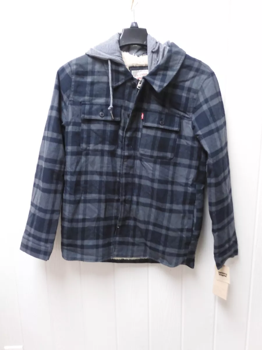 Levi's clearance flannel hoodie