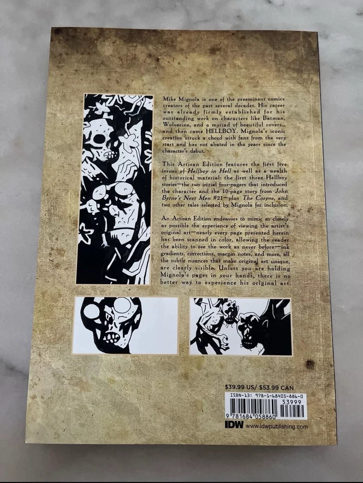 Mike Mignola's Hellboy - Hellboy In Hell and Other Stories Artisan Edition NEW - Image 2 of 2