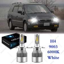 For Honda Odyssey 1995-2003 2004 LED Headlight H4 9003 6000K High/Low Beam Bulbs