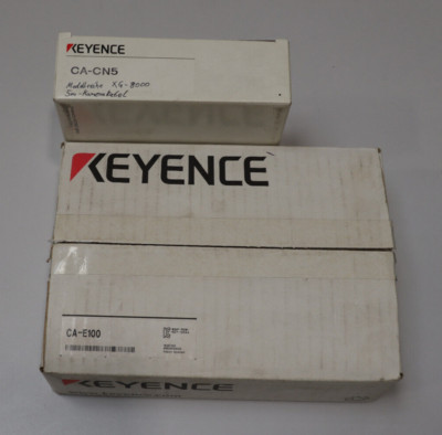 Keyence CA-E100 Matrixkamera Erweiterungsmodul und CA-CN5 Kabel