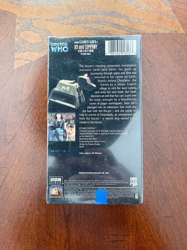 Doctor Who K9 And Company VHS BBC Video Elisabeth Sladen 1998 NEW Sealed - Image 3 of 4