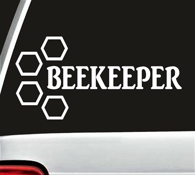 Beekeeper Decal Bee Keeper Sticker Car Window C1097