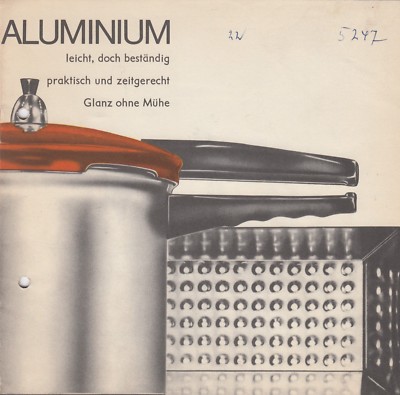 BERLIN, Prospekt 1968, Altmann DEWAG Berlin Aluminium