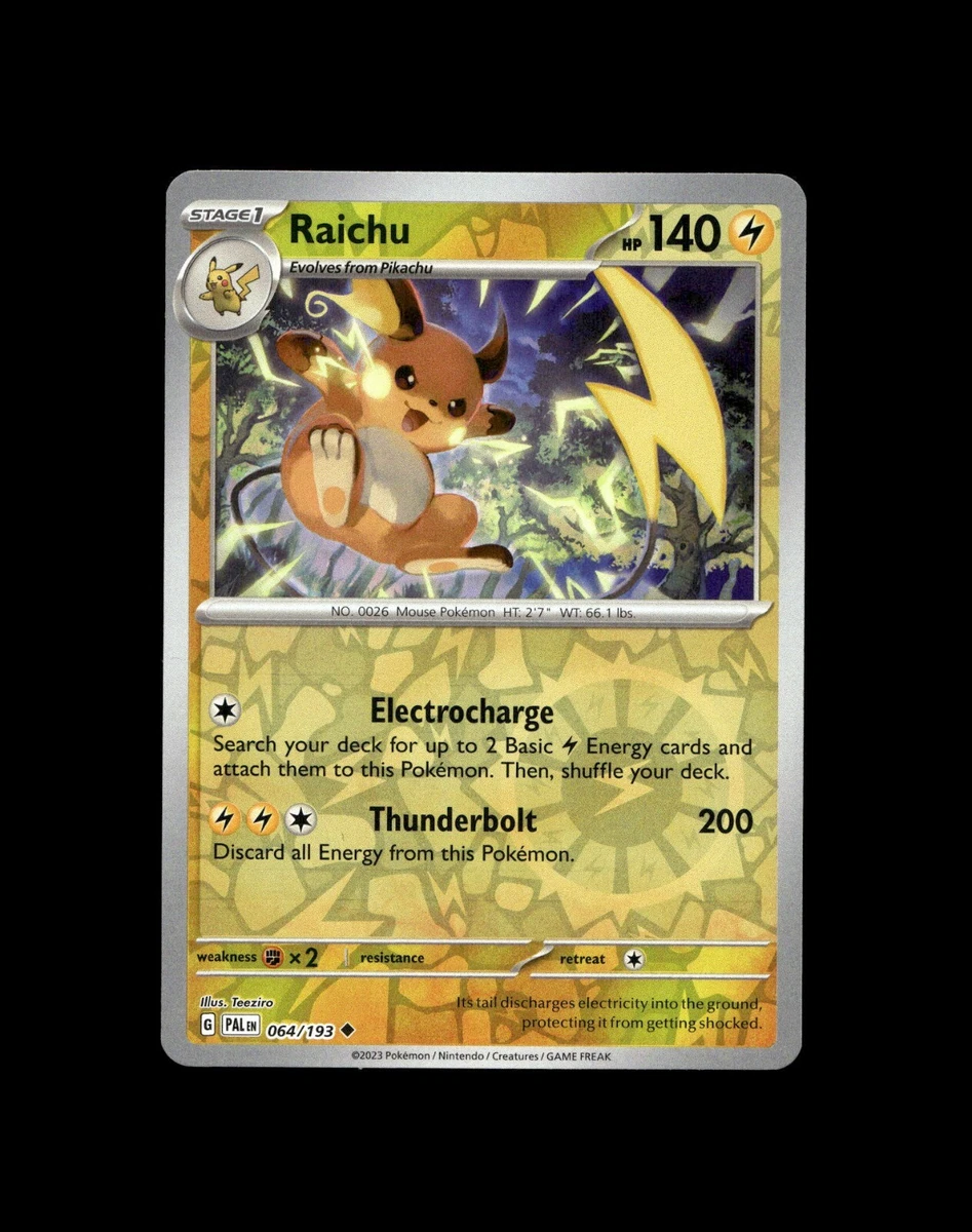 Raichu Pokémon TCG Cards for sale