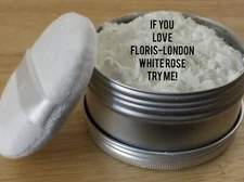 White Roses perfume Fragrance Dusting Body Powder BONUS spray