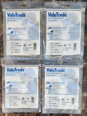 16 Axelgaard ValuTrode X Electrodes VTX5050 for TENS 3000 7000 Intensity 10