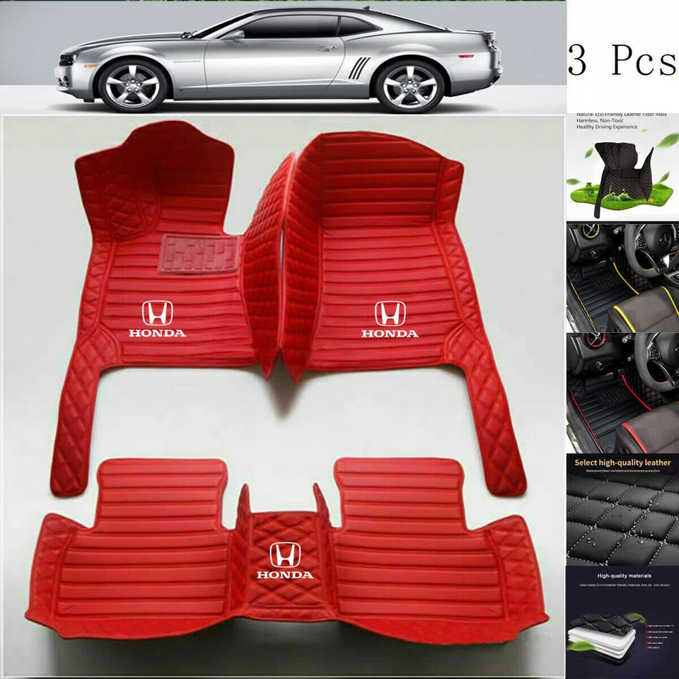 Fit For Car Floor Mats HONDA Civic Sedan/Hatchback 4-Door Coupe 2-Door 1994-2025 - Image 2 of 4