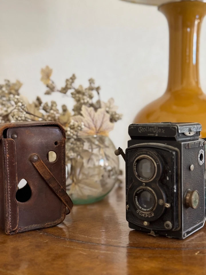 ROLLEIFLEX COMPUR ZEISS LENS TESSAR 1:3,1 F= 7,5 FRANKE & HEIDECKE TLR W/ CASE - Image 3 of 4