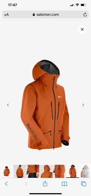 Salomon S/Lab GTX PRO 3L Shell Jacket M Color: Umber | eBay
