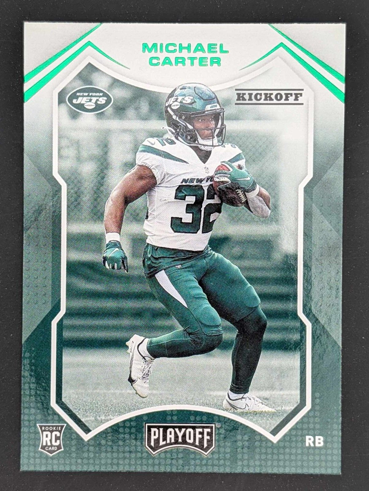 2021 Playoff Kickoff #229 Michael Carter - RC - Green