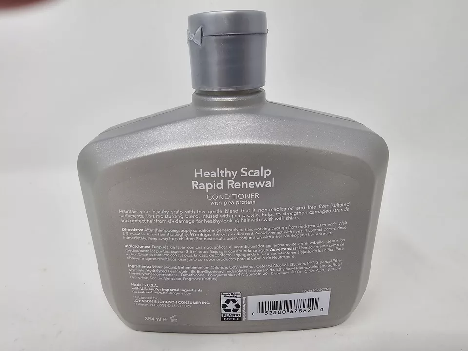 Neutrogena Healthy Scalp Rapid Renewal Conditioner with Pea Protein 12 Fl Oz New - Image 2 of 2