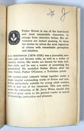 THE AMAZING ADVENTURES OF FATHER BROWN Book By G.K. Chesterton 1964 Paperback - Picture 6 of 7