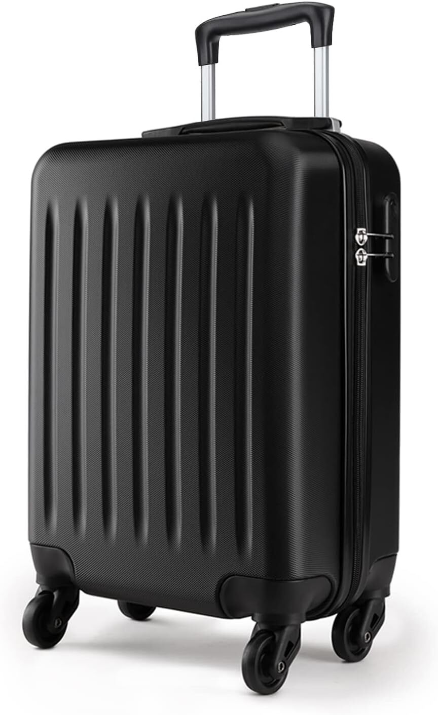 Carry on Suitcase 19 Inch Hardside Carry on Luggage Small Suitcase with Spi...-image