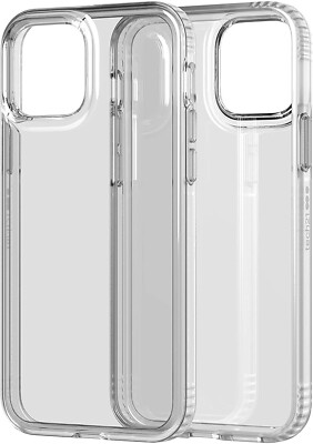 Tech21 Evoclear Robust Slim Hülle für Apple IPHONE 12/12 Pro - Transparent