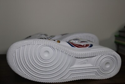 Size 13 - Nike Supreme x NBA x Air Force 1 07 Mid White | eBay