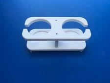 2 Cup Holder  With Suction Cups (WHITE STARBOARD)