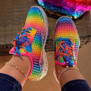 rainbow running trainers
