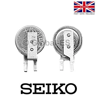 Batería con pestañas Seiko MS414 MS414GE 3V 2mAh: cámara memoria reloj respaldo