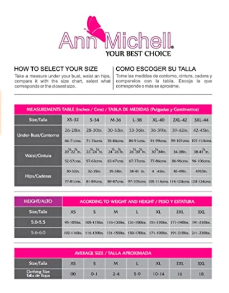 Ann Michell 2024 Feminino Esporte 3 Ganchos Treino Látex Cincher Cintura em Fuschia - Imagem 2 de 2