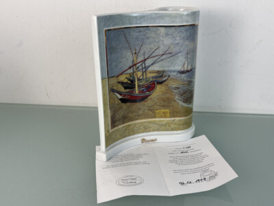 Goebel Vase Bateaux de pêche 23.4cm. Excellent condition with certificate